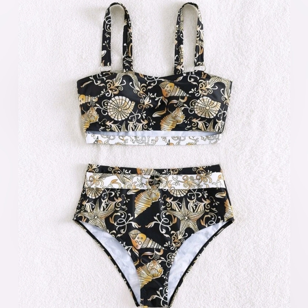 Women's High Waisted Bikini Swimsuit  Size XS.